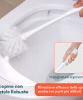 Set WC 3 in 1 con Scopino, Sturalavandino e Base Salvaspazio Igienica