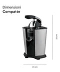 Spremiagrumi Elettrico In Acciaio 85w Nero