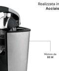 Spremiagrumi Elettrico In Acciaio 85w Nero