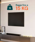 Supporto a Muro per TV LED/LCD/Plasma da 13” a 32” Nero – Portata Max 15Kg
