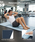 Tappetino Yoga e Pilates Antiscivolo – TPE con Tracolla