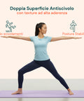 Tappetino Yoga e Pilates Antiscivolo – TPE con Tracolla
