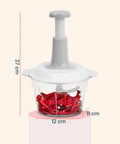 Tritatutto per Verdure Quttin 18x1 x22 cm Portatile Ideale per Carne e Verdure