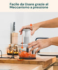Tritatutto per Verdure Quttin 18x1 x22 cm Portatile Ideale per Carne e Verdure