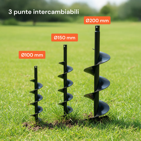 Mototrivella a Scoppio 2 Tempi 51.7cc con Motore 1.4KW e 3 punte incluse