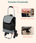 Carrello comodo e funzionale con maniglia ergonomica e telaio robusto, design pratico per trasporto senza sforzo quotidiano