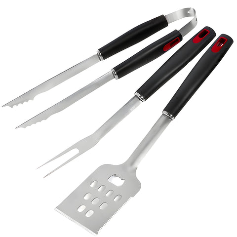 Accessori barbecue set completo in acciaio di alta qualità, resistente e duraturo per grigliare alla perfezione