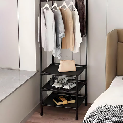 Avilia Appendiabiti Angolare con 3 Ripiani Salvaspazio Design Moderno da Terra 180x45x45cm Ean 8056819052633