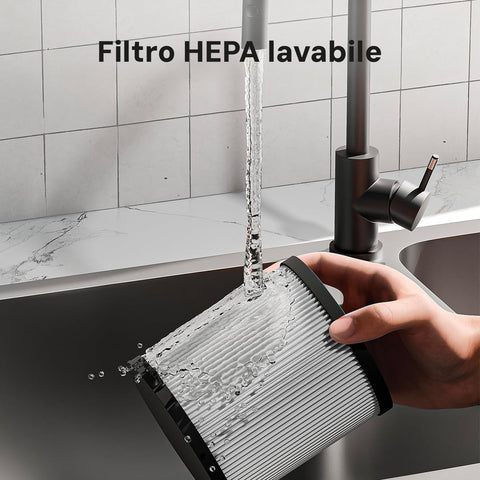 Daimann Aspiracenere 20L 800W con Filtro HEPA Lavabile, Ruote Piroettanti, Stufa Barbeque Camino e Tubo Flessibile in Acciaio Ignifugo Ean-8056590070093
