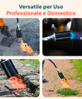 Kit Cannello Alta Portata 54kw con Tubo da 10m e Accensione Automatica