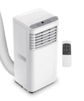 Condizionatore portatile Chigo bianco con telecomando incluso per controllo remoto di tutte le funzioni, design elegante compatto