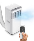 Condizionatore portatile Chigo 9000 BTU bianco con telecomando e tubo di scarico, design elegante con pannello di controllo digitale