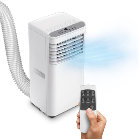 Climatiseur portable 9000 BTU 3 en 1 déshumidificateur avec minuterie et télécommande