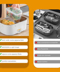Confronto vantaggi scaldavivande elettrico Lunchy+ vs lunch box tradizionale: pasti caldi, comfort e sapore ottimale