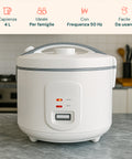 Cuociriso Elettrico Compatto con Cottura Automatica One Touch Sana e Veloce