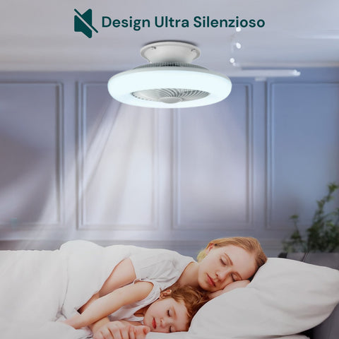 Design ultra silenzioso perfetto per camera da letto, garantisce sonno tranquillo per famiglia con bambini