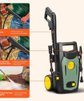 Idropulitrice Elettrica 1200W 100 Bar con Lancia Regolabile e Sistema Total Stop