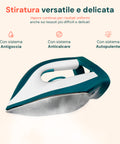 Ferro da Stiro con Caldaia con Piastra Ceramica e Sistema Autopulente 2200W