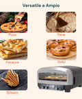 Forno Pizza Elettrico Professionale con Pala 2200W