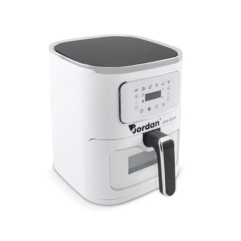 Friggitrice ad Aria 7,5L 1600W Bianca Digitale, Pannello LED, Timer 60 Min, 4 Funzioni Cottura, Parti Lavabili Ean-8051597871155