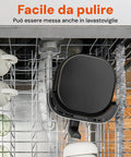 Friggitrice ad Aria 7,5L 1600W Nera Digitale, Pannello LED, Timer 60 Min, 4 Funzioni Cottura, Parti Lavabili Ean-8051597871155