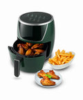 Friggitrice Ad Aria 5l 1500w Temperatura 80-200°C Con Timer E Display Led