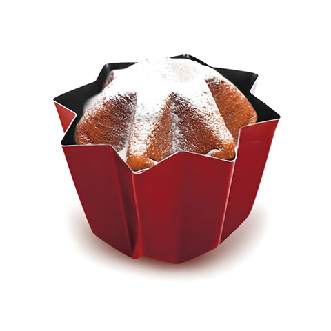 Moule à Pandoro Antiadhésif en Aluminium 800g 22cm