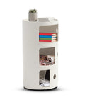 avilia home mobiletto rotondo con cassetti scorrevoli comodino moderno in abs ean 8052879010989