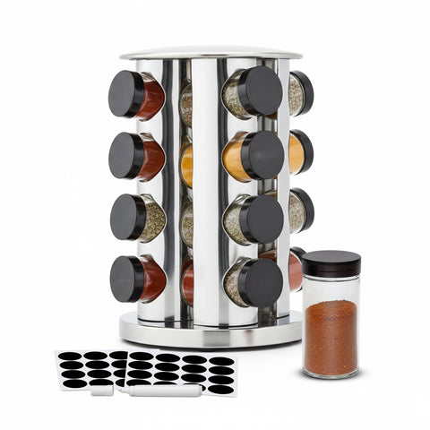 avilia home porta spezie girevole 360 da cucina con 16 barattoli inclusi ean 8052879010859