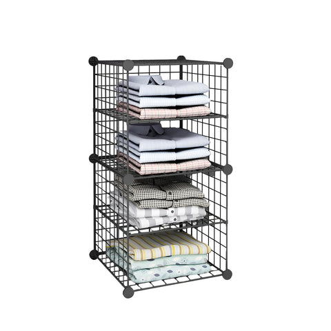 avilia home scaffale modulare a rete 4 ripiani organizer multiuso e resistente ean 8056819052879