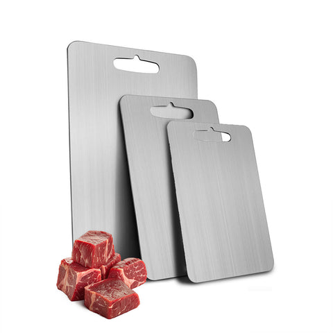 avilia home set 3 taglieri bifacciali varie dimensioniin acciaio inox antiruggine ean 8052879011498