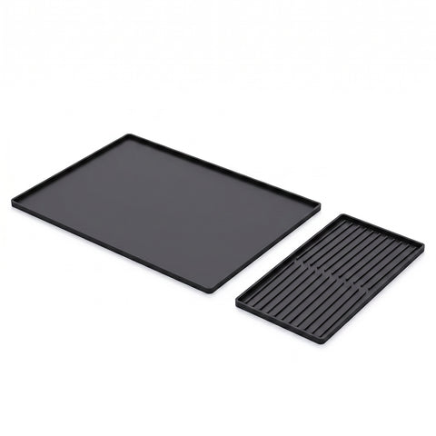 axentia tappetino in silicone 2 in 1 con bordi alti sottociotola impermeabile e antipolvere per animali base antiscivolo pieghevole e salvaspazio materiale sano e atossico ean 8052879011399