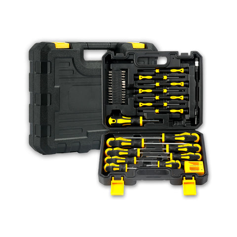 Set Cacciaviti Magnetici Professionali 43 Pezzi con Valigetta – Kit Giraviti con Magnetizzatore e Smagnetizzatore