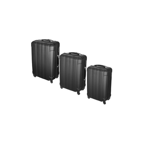 Ensemble de 3 valises de voyage ultra rigides à roulettes
