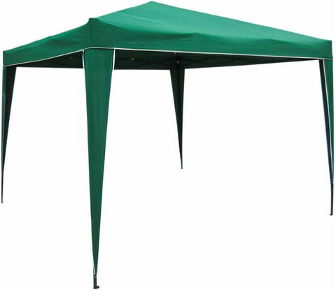 Gazebo 3x3m Struttura Tubolare in Acciaio Verniciato con Copertura Impermeabile Anti-UV Resistente Verde Ean 8023755047627