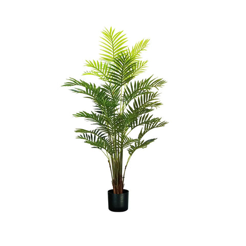 garden friend pianta palma areca in polietilene con 33 foglie e vaso con muschio 160cm ean 8023755056483