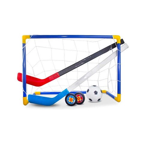 immagine-1-giaquinto-set-sport-2-in-1-per-calcio-con-pallone-e-hockey-con-porta-ean-8056448013654