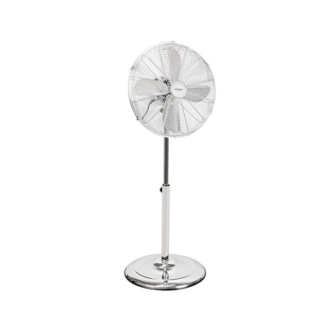 Ventilatore A Piantana Regolabile 3 Velocità In Acciaio 60w