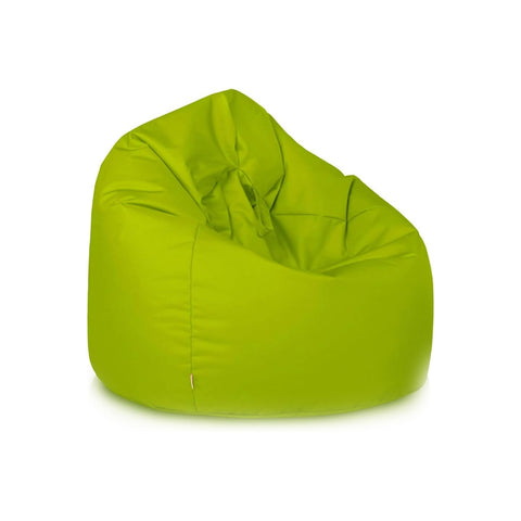 Pouf poire en nylon 65x62cm Vert