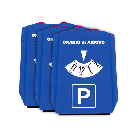 Grattoir à Glace 2 En 1 À Trois Côtés Avec Disque De Stationnement Pour Voiture 12x15,5cm