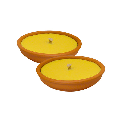 Lot de 2 bougies Zanza Tiger Icaridine 14cm