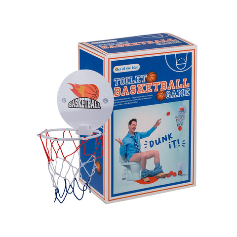 Jeu de basket-ball pour toilettes – Lot de 7 pièces avec panier et ballon