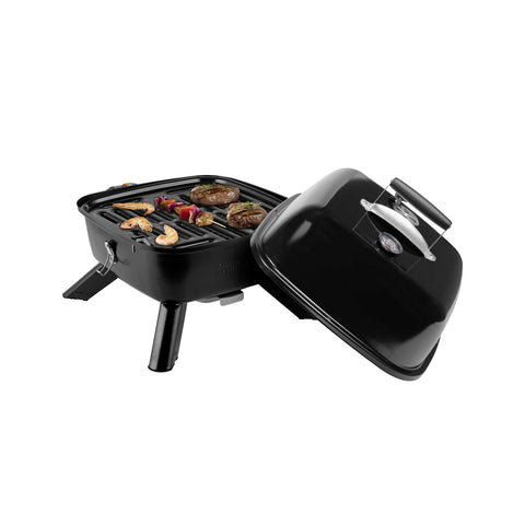 Barbecue Électrique Portable 2 En 1 Avec Grille Amovible 2000w