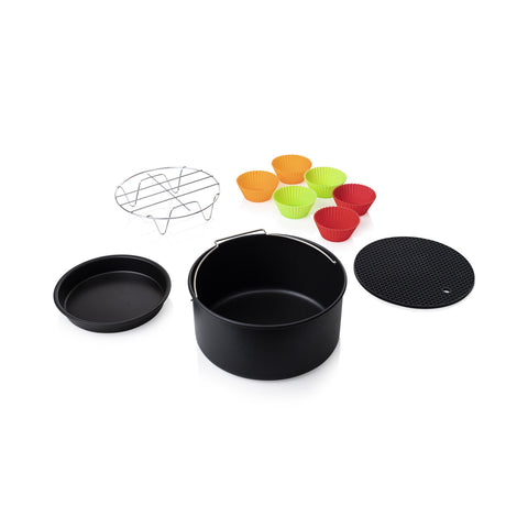 immagine-1-princess-set-10-accessori-per-friggitrice-ad-aria-in-metallo-e-silicone-32l-ean-8713016074836