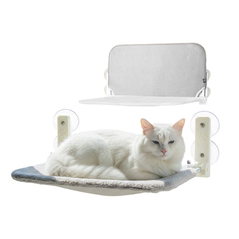 Lit de Fenêtre pour Chats – Hamac Pliable Jusqu'à 10kg de Capacité