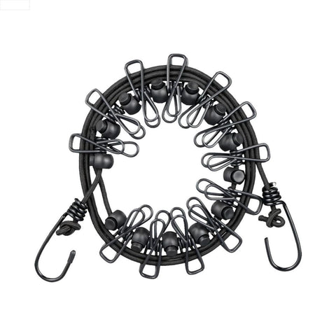 rayen stendibiancheria da viaggio con 12 molle corda elastica 2 metri ean 8412955003401