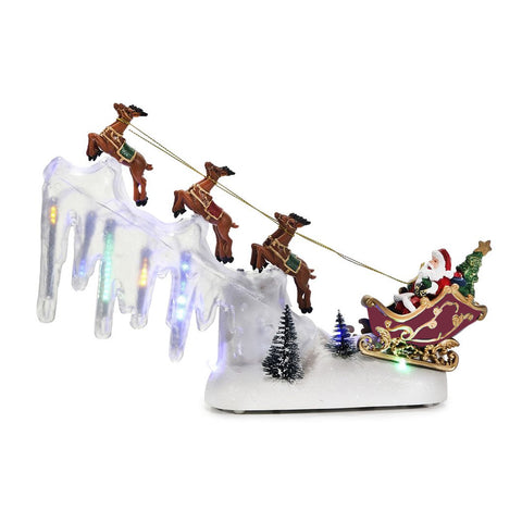 saint joy giostra natalizia con luci led musica e movimento l29xp6xh29cm ean 8053482251882