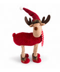 saint joy renna natalizia grande 63 cm in peluche morbido decorazione natale con zampe appesantite 4 colori ean 8056819079708