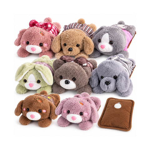 saint joy scaldamani peluche elettrico con borsa termica ricaricabile 2 tasche calore 4 5 ore sfoderabile con cerniera blind box ean 8056819080193