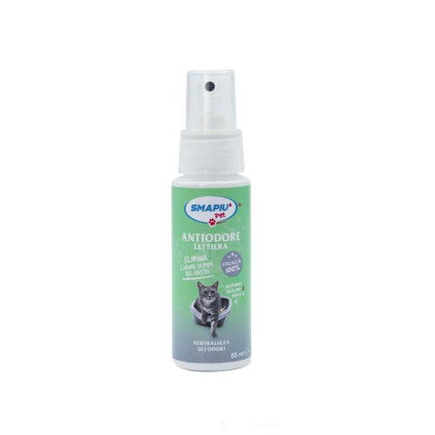 Spray Désodorisant Litière Chat Musc Blanc 55ml